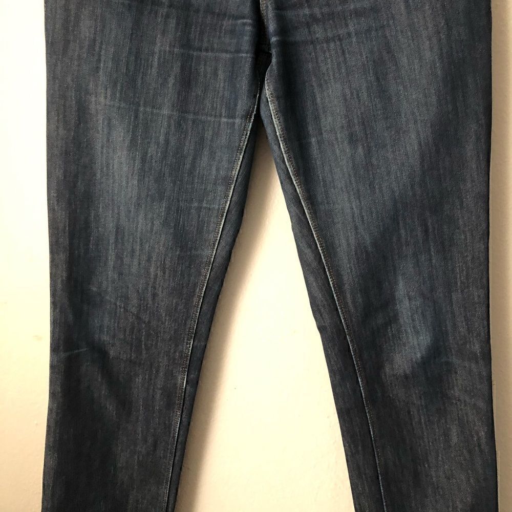 Lands End dark Wash straight leg denim jeans size 4 - Picture 4 of 10